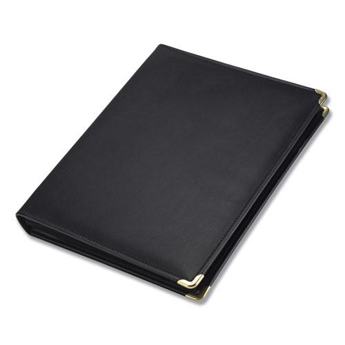 Classic Collection Zipper Ring Binder, 3 Rings, 1.5" Capacity, 11 x 8.5, Black. Picture 5