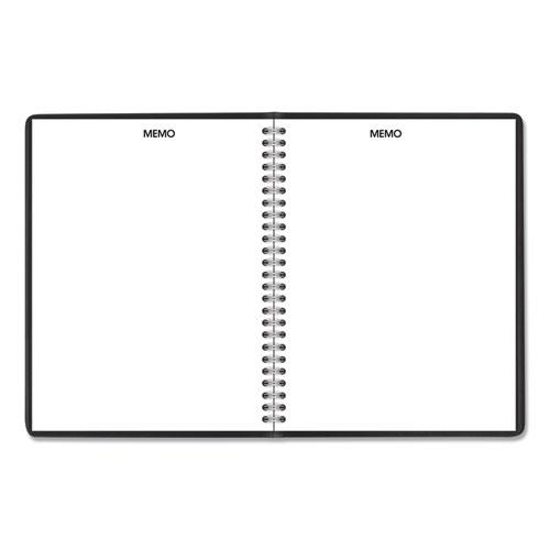 DayMinder Monthly Planner with Notes Column, Ruled Blocks, 8.75 x 7, Black Cover, 12-Month (Jan to Dec): 2024. Picture 6