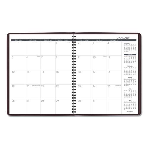 Monthly Planner, 11 x 9, Winestone Cover, 15-Month (Jan to Mar): 2024 to 2025. Picture 3