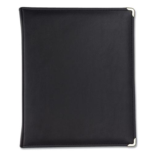 Classic Collection Zipper Ring Binder, 3 Rings, 1.5" Capacity, 11 x 8.5, Black. Picture 4