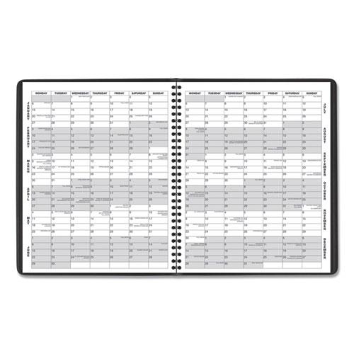 Monthly Planner, 11 x 9, Navy Cover, 15-Month (Jan to Mar): 2024 to 2025. Picture 4