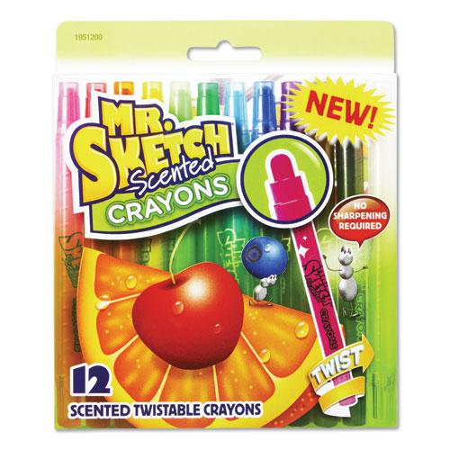 Scented Crayons, Assorted, 12/Pack. Picture 1