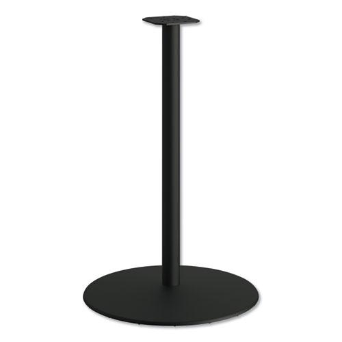 Between Round Disc Base for 42" Table Tops, Black Mica. Picture 1