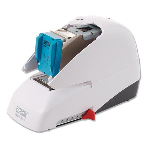 5050e Professional Electric Stapler, 60-Sheet Capacity, White. Picture 4