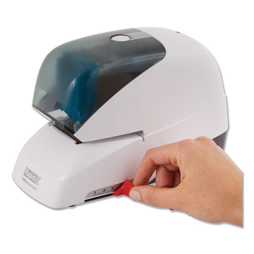 5050e Professional Electric Stapler, 60-Sheet Capacity, White. Picture 7