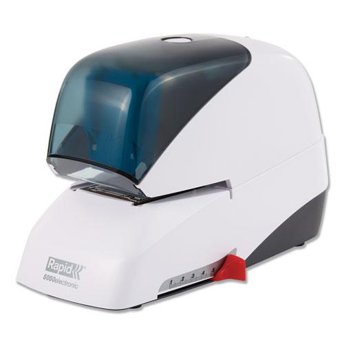 5050e Professional Electric Stapler, 60-Sheet Capacity, White. Picture 1