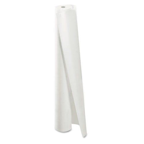 Caprice Paper Tablecover, 40" x 300 ft Roll, White. Picture 2