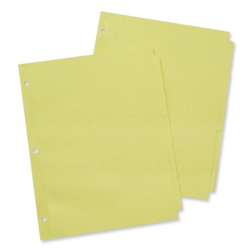 Self-Tab Index Dividers, 5-Tab, 11 x 8.5, Buff, 36 Sets. Picture 1