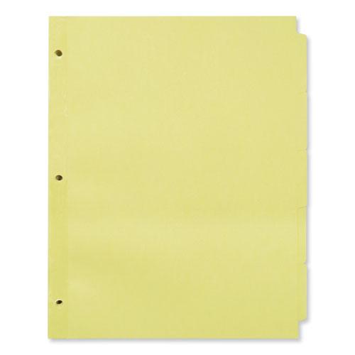 Self-Tab Index Dividers, 5-Tab, 11 x 8.5, Buff, 36 Sets. Picture 2