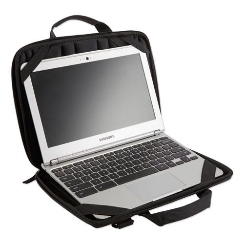 Guardian Work-In Case with Pocket, Fits Devices Up to 13.3", Polyester, 13 x 2.4 x 9.8, Black. Picture 2