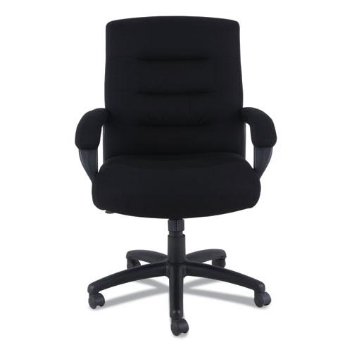 Alera Kesson Series Mid-Back Office Chair, Supports Up to 300 lb, 18.03" to 21.77" Seat Height, Black. Picture 2