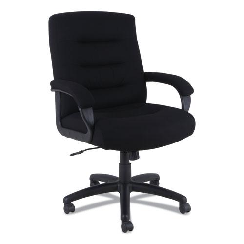Alera Kesson Series Mid-Back Office Chair, Supports Up to 300 lb, 18.03" to 21.77" Seat Height, Black. The main picture.