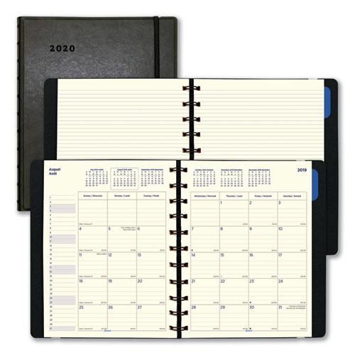 Soft Touch 17-Month Planner, 10.88 x 8.5, Black Cover, 17-Month (Aug to Dec): 2023 to 2024. Picture 1