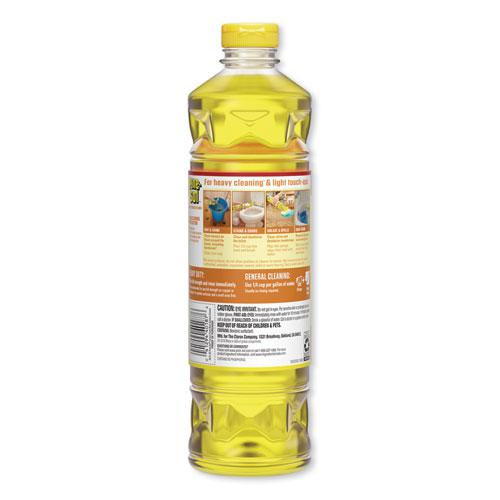 Multi-Surface Cleaner, Lemon Fresh, 28 oz Bottle, 12/Carton. Picture 2
