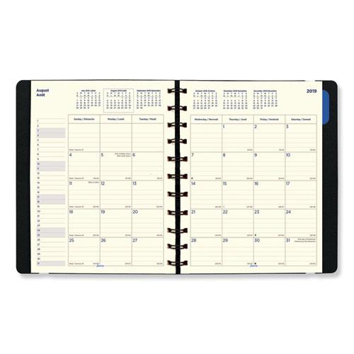Soft Touch 17-Month Planner, 10.88 x 8.5, Black Cover, 17-Month (Aug to Dec): 2023 to 2024. Picture 3