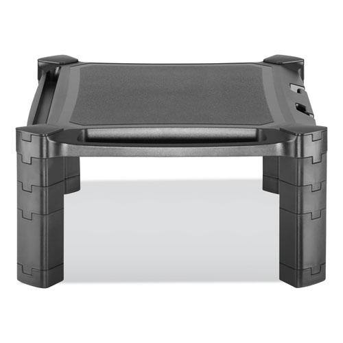 Large Monitor Stand with Cable Management, 12.99" x 17.1" x 6.6", Black, Supports 22 lbs. Picture 2