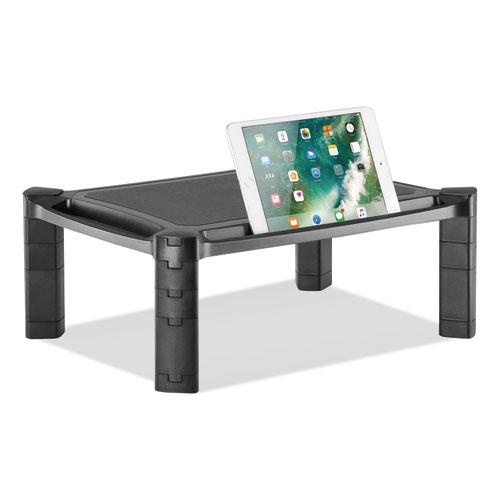 Large Monitor Stand with Cable Management, 12.99" x 17.1" x 6.6", Black, Supports 22 lbs. Picture 6