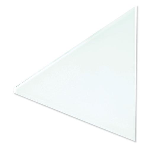 Floating Glass Dry Erase Board, 35 x 23, White. Picture 2