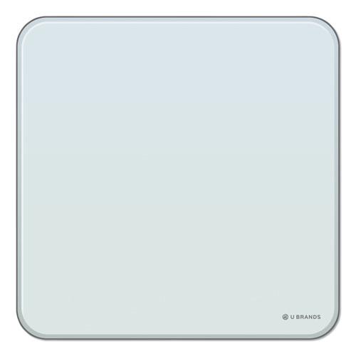 Cubicle Glass Dry Erase Board, 12 x 12, White. Picture 1