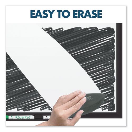 Classic Series Porcelain Magnetic Dry Erase Board, 72 x 48, White Surface, Black Aluminum Frame. Picture 8