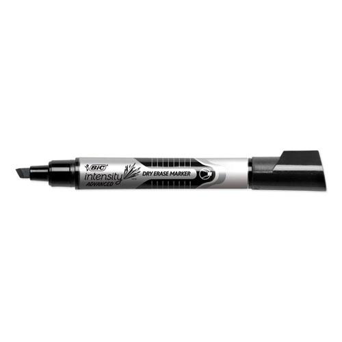 Intensity Advanced Dry Erase Marker, Tank-Style, Broad Chisel Tip, Black, 24/Pack. Picture 4