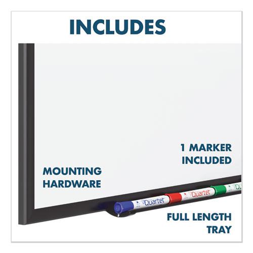 Classic Series Porcelain Magnetic Dry Erase Board, 36 x 24, White Surface, Black Aluminum Frame. Picture 10