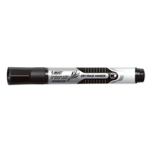 Intensity Advanced Dry Erase Marker, Tank-Style, Broad Chisel Tip, Black, 24/Pack. Picture 5