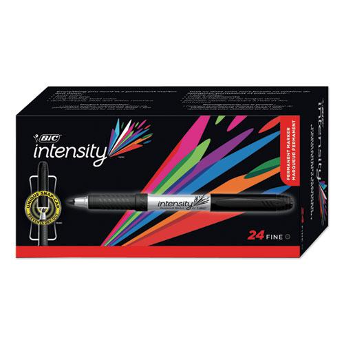 Intensity Fine Tip Permanent Marker Value Pack, Fine Bullet Tip, Black, 24/Pack. Picture 2