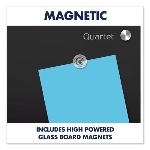 Infinity Black Glass Magnetic Marker Board, 72 x 48. Picture 2