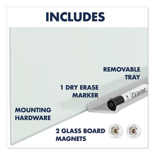 InvisaMount Magnetic Glass Marker Board, 39 x 22, White Surface. Picture 11