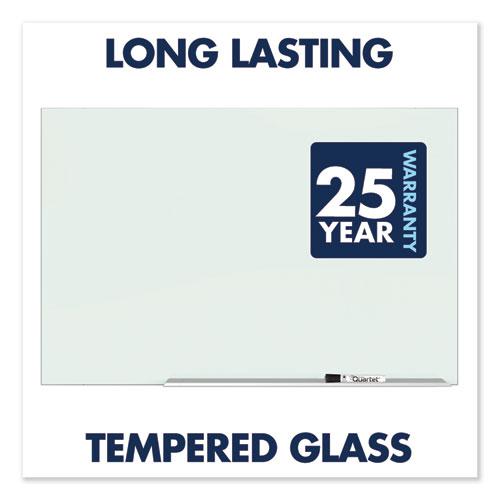 Element Framed Magnetic Glass Dry-Erase Boards, 74" x 42", Aluminum Frame. Picture 4