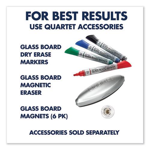 Element Framed Magnetic Glass Dry-Erase Boards, 74" x 42", Aluminum Frame. Picture 10