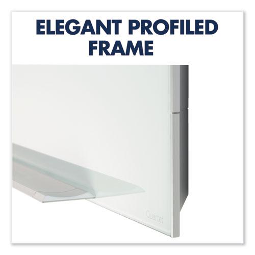 Element Framed Magnetic Glass Dry-Erase Boards, 74" x 42", Aluminum Frame. Picture 9