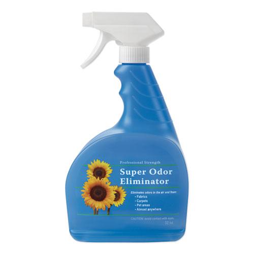 Super Odor Eliminator, 32 oz Spray Bottle, 6/Carton. Picture 1