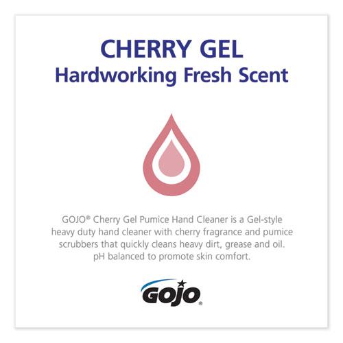 Cherry Gel Pumice Hand Cleaner, Cherry Scent, 1 gal Bottle, 2/Carton. Picture 3