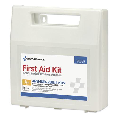 ANSI Class A+ First Aid Kit for 50 People, 183 Pieces, Plastic Case. Picture 3