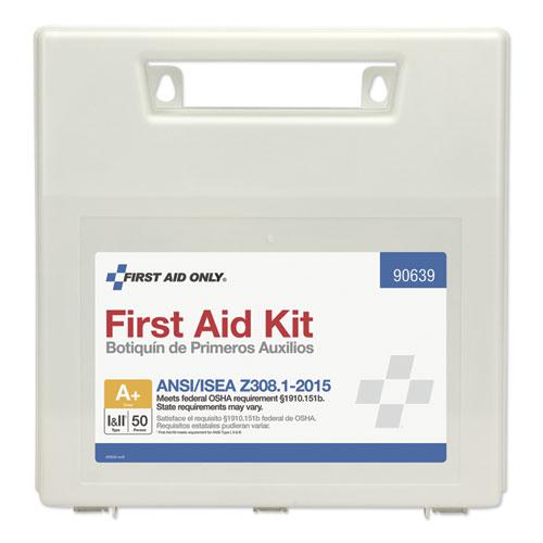 ANSI Class A+ First Aid Kit for 50 People, 183 Pieces, Plastic Case. Picture 5
