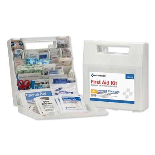 ANSI Class A+ First Aid Kit for 50 People, 183 Pieces, Plastic Case. Picture 1