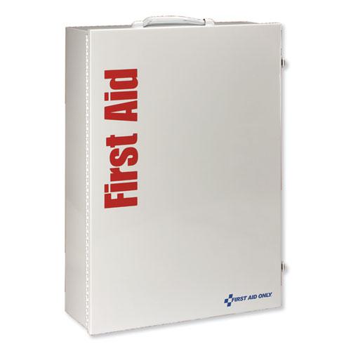 ANSI Class B+ 4 Shelf First Aid Station with Medications, 1,461 Pieces, Metal Case. Picture 3