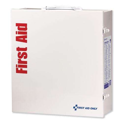ANSI 2015 Class A+ Type I and II Industrial First Aid Kit 100 People, 676 Pieces, Metal Case. Picture 4