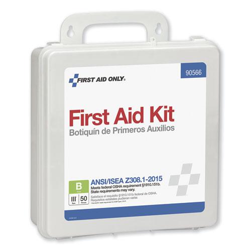 Bulk ANSI 2015 Compliant Class B Type III First Aid Kit for 50 People, 199 Pieces, Plastic Case. Picture 4