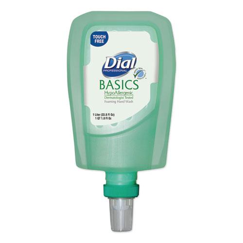 Basics Hypoallergenic Foaming Hand Wash Refill for FIT Touch Free Dispenser, Honeysuckle, 1 L. Picture 1