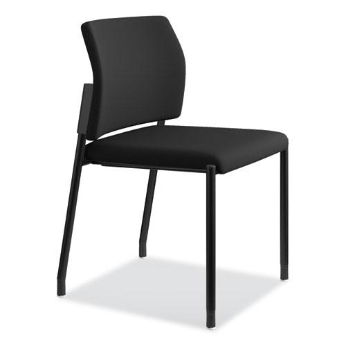 Accommodate Series Guest Chair, 23.25" x 22.25" x 32", Black Seat, Black Back, Black Base, 2/Carton. Picture 2
