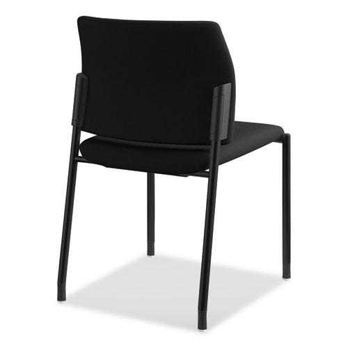Accommodate Series Guest Chair, 23.25" x 22.25" x 32", Black Seat, Black Back, Black Base, 2/Carton. Picture 7