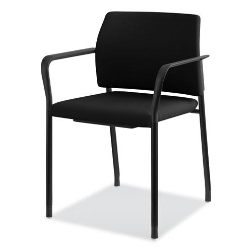 Accommodate Series Guest Chair with Fixed Arms, 23.25" x 22.25" x 32", Black, 2/Carton. Picture 10
