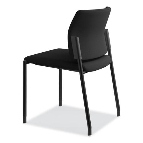 Accommodate Series Guest Chair, 23.25" x 22.25" x 32", Black Seat, Black Back, Black Base, 2/Carton. Picture 10