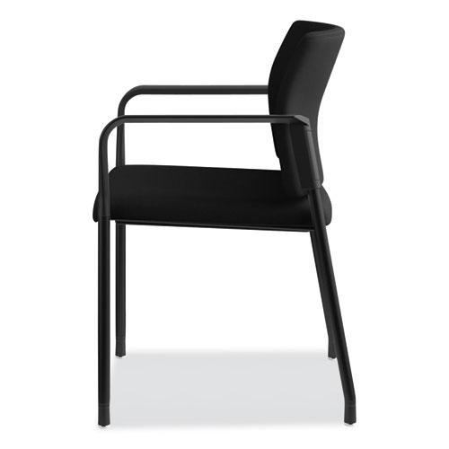 Accommodate Series Guest Chair with Fixed Arms, 23.25" x 22.25" x 32", Black, 2/Carton. Picture 12