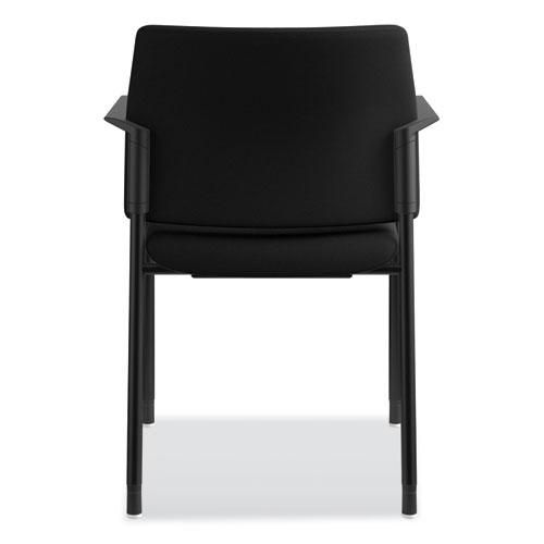Accommodate Series Guest Chair with Fixed Arms, 23.25" x 22.25" x 32", Black, 2/Carton. Picture 6