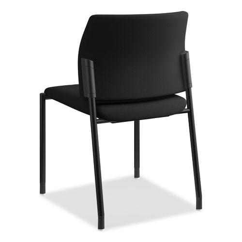 Accommodate Series Guest Chair, 23.25" x 22.25" x 32", Black Seat, Black Back, Black Base, 2/Carton. Picture 9