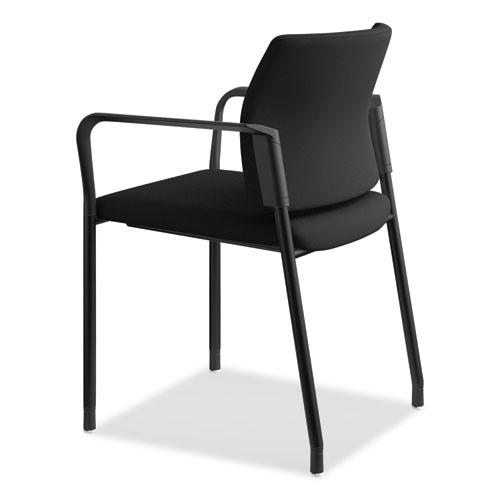 Accommodate Series Guest Chair with Fixed Arms, 23.25" x 22.25" x 32", Black, 2/Carton. Picture 2